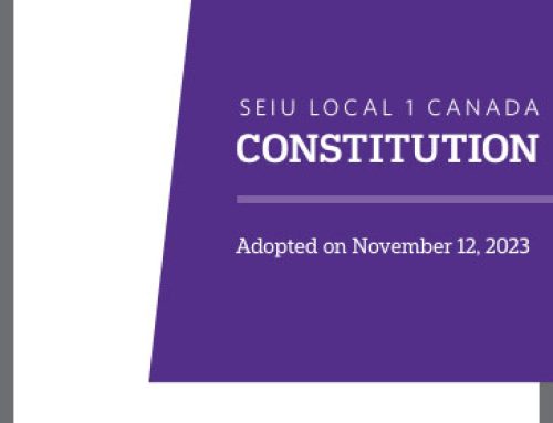 SEIU Local 1 Constitution