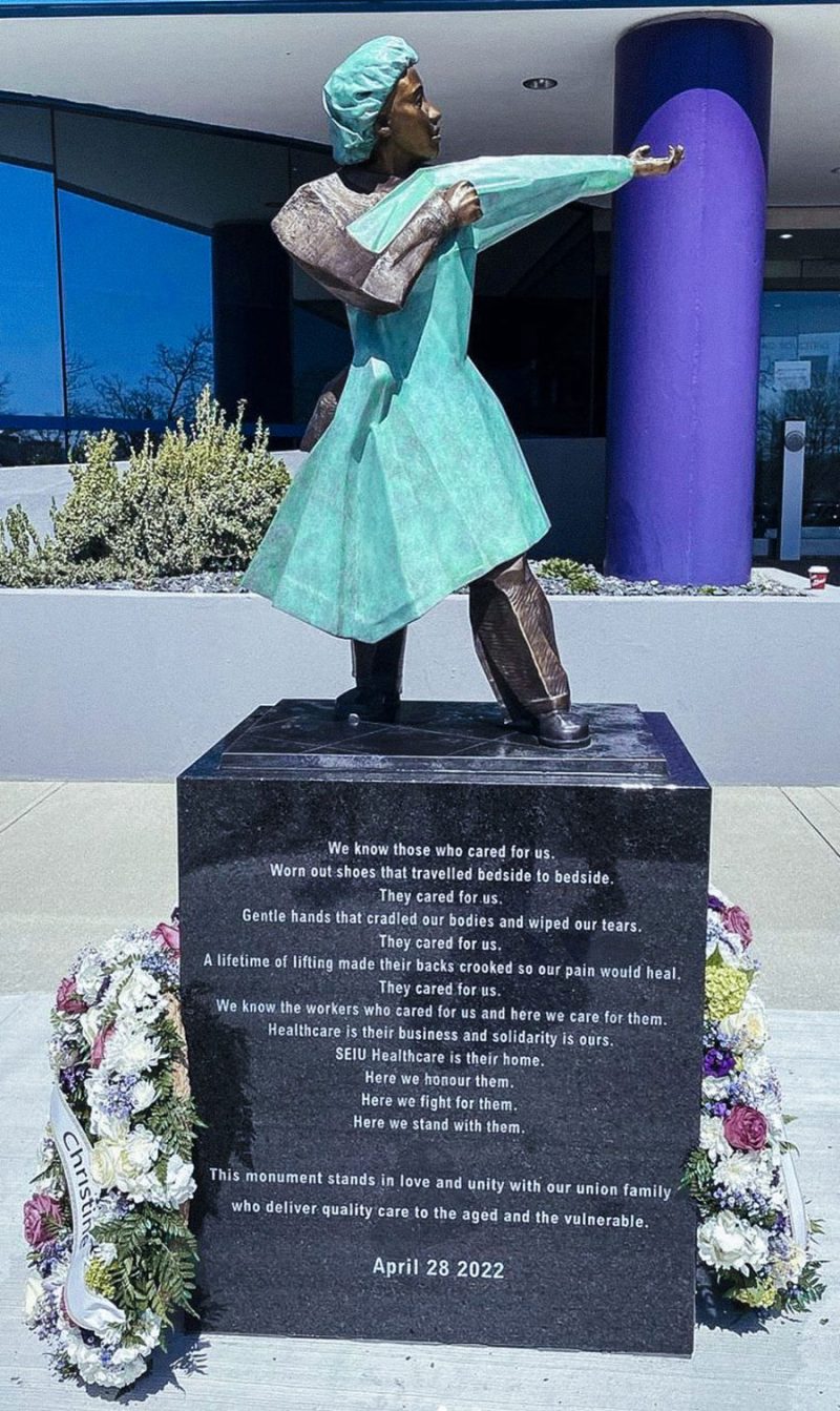 Unveiling Our Monument Dedicated To All Ontario Healthcare Workers ...