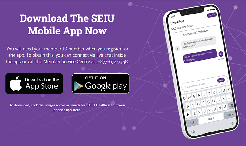 SEIU Healthcare Mobile App